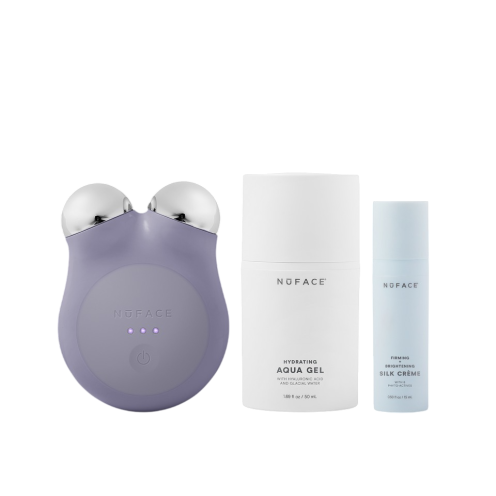 NuFACE MINI+ Začetni komplet mikrotokovne naprave - Violet Dusk
