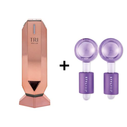 Set TRipollar Stop X + StylPro Ice Globes