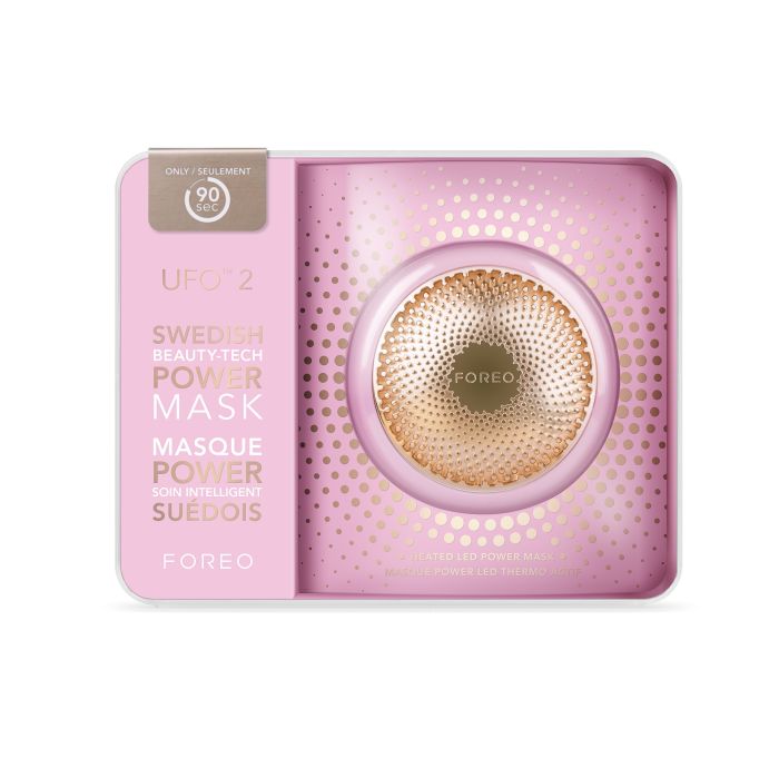 Naprava Foreo UFO 2 Pearl Pink v škatli
