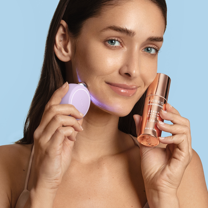 FOREO BEAR 2 Go Lavender, mikrotokovna naprava za obraz